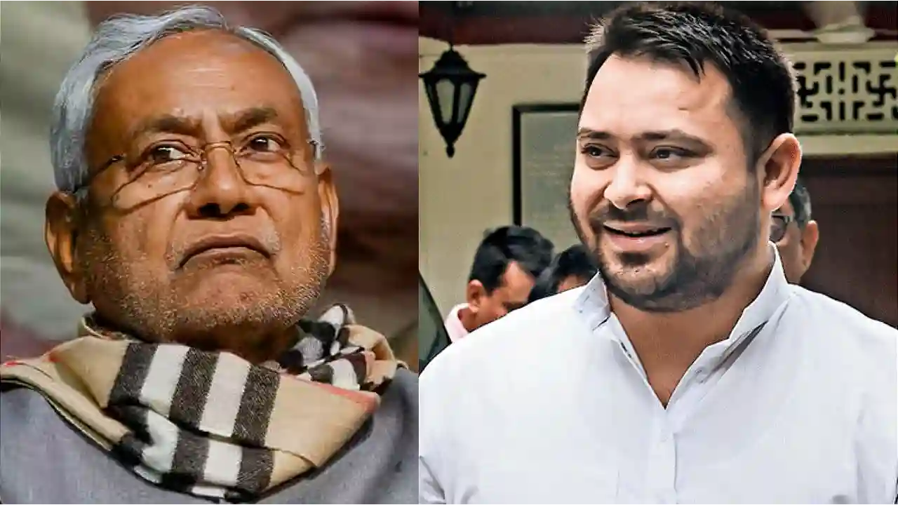 Nitish Kumar and Tejaswi Yadav