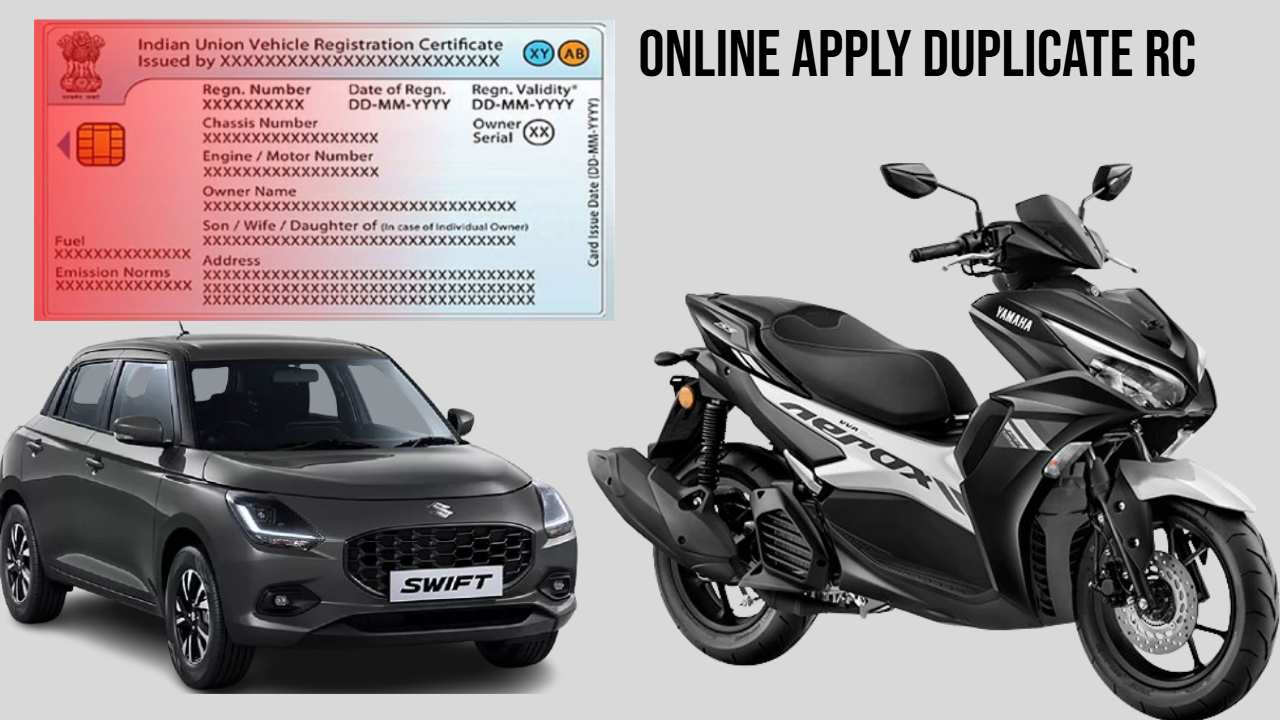 Online apply Duplicate RC
