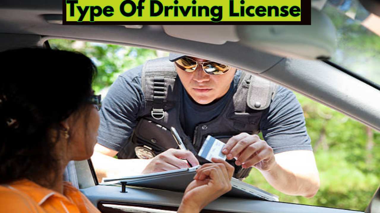 Type Of Driving License