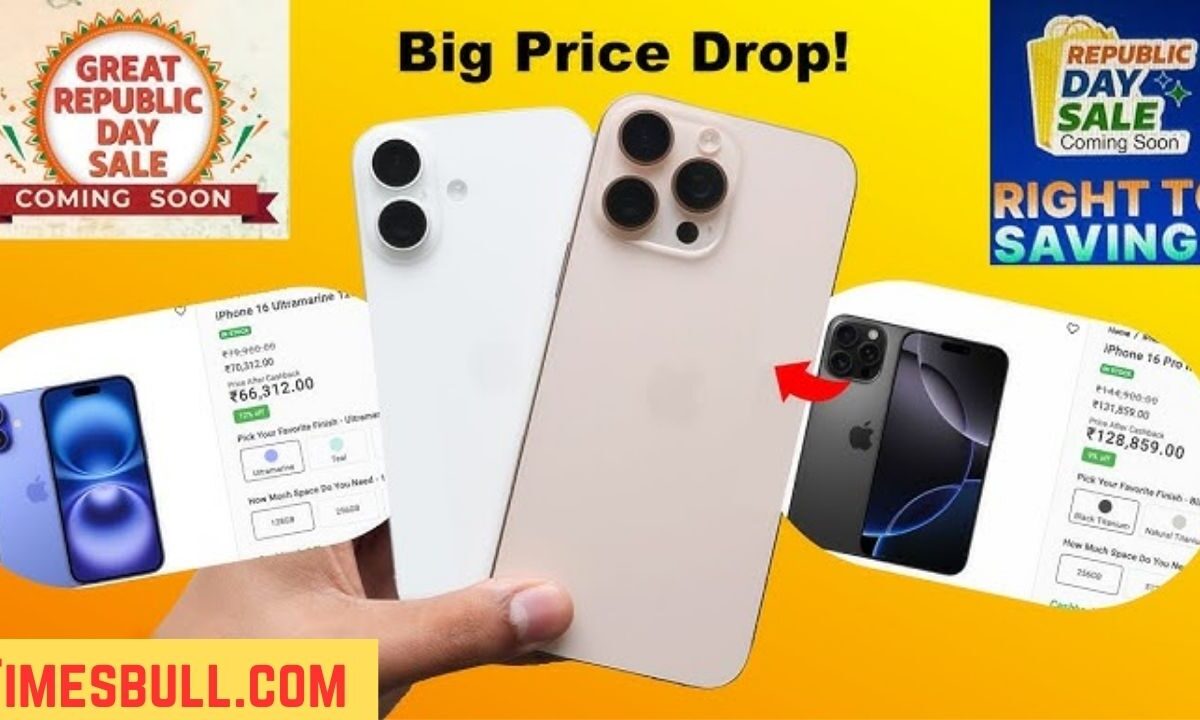 Republic Day 2025 Sale: Best Apple iPhone 16 Series Deals on Flipkart and Amazon