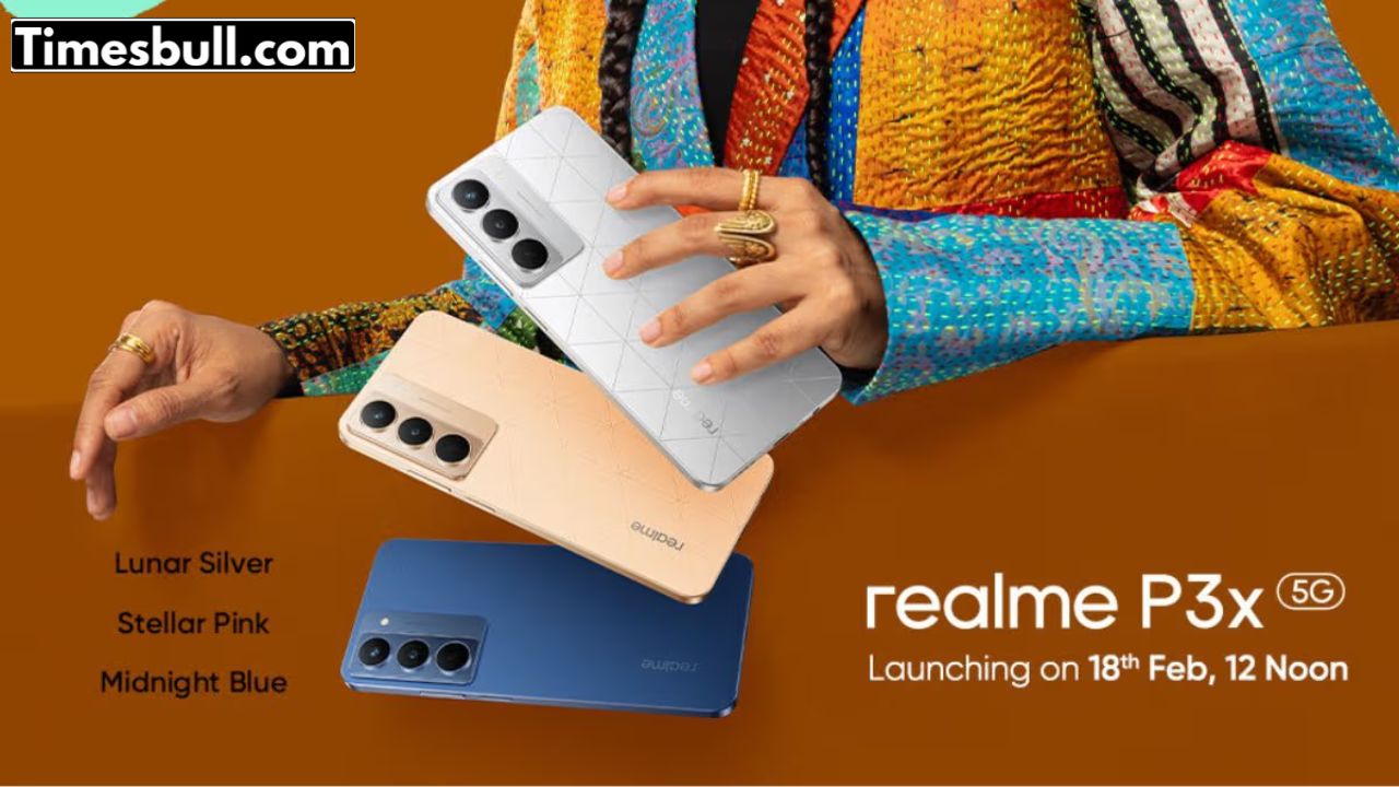Realme P3x 5G to Launch in India on February 18th