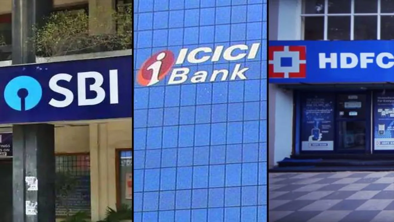 SBI ICICI and HDFC bank
