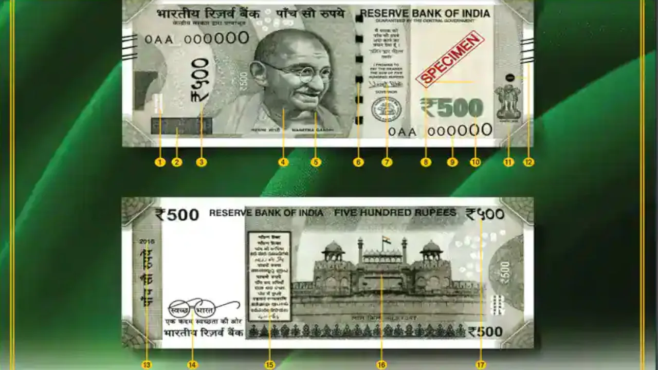 Rs 500 notes Fake Currency