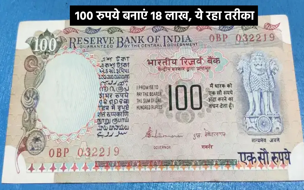 sale 100 rupee note