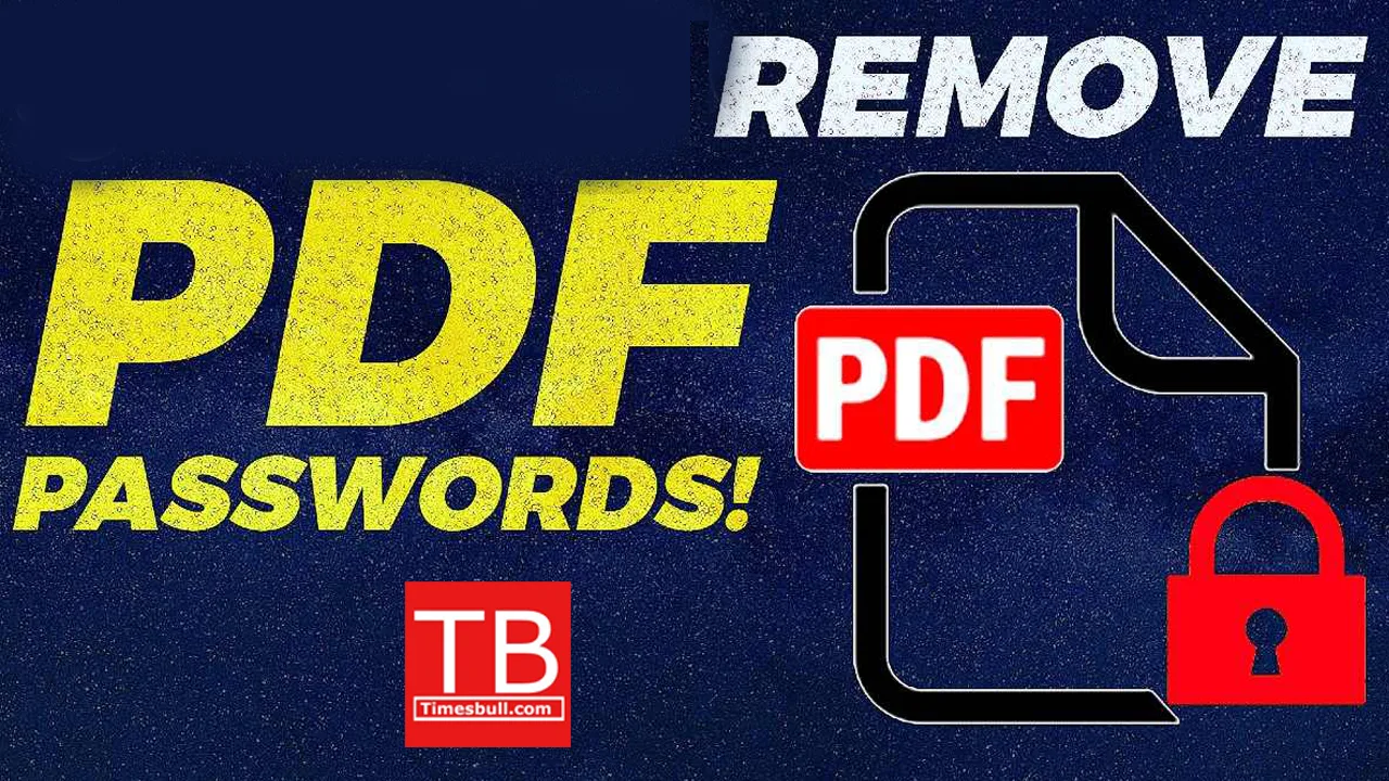 How To Remove Password From PDF