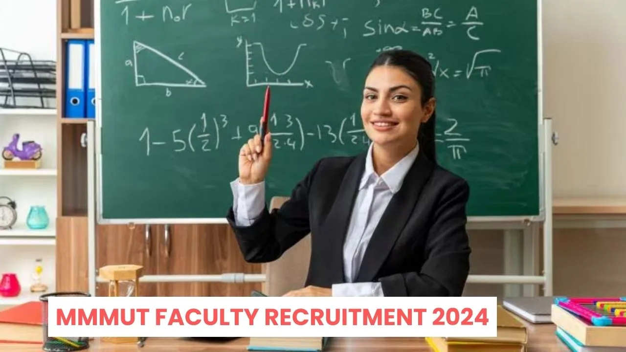 MMMUT Faculty Recruitment 2024