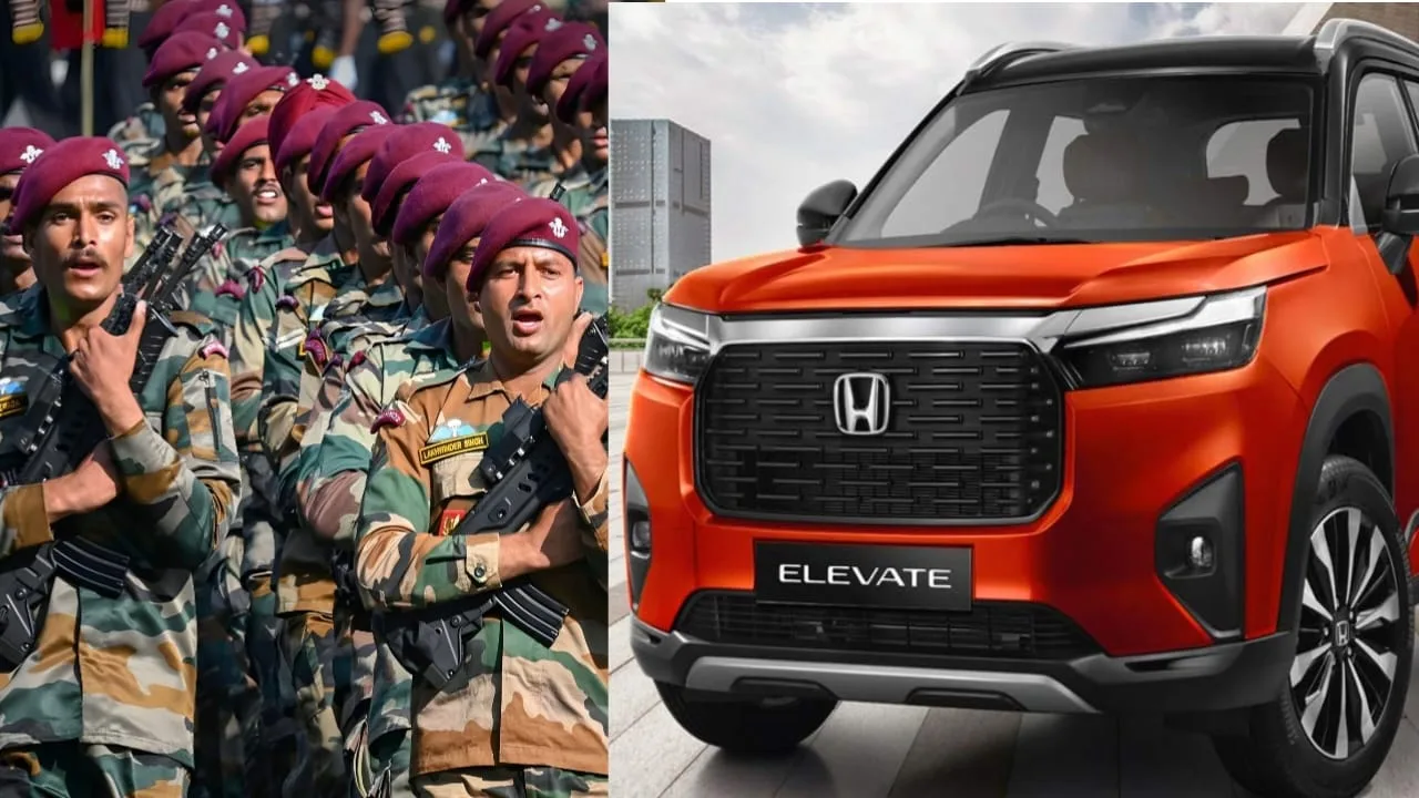 Honda Elevate in Army Canteen