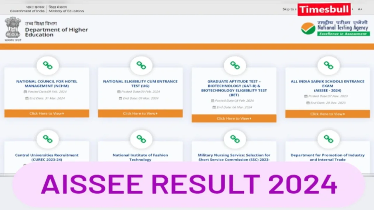 AISSEE Result
