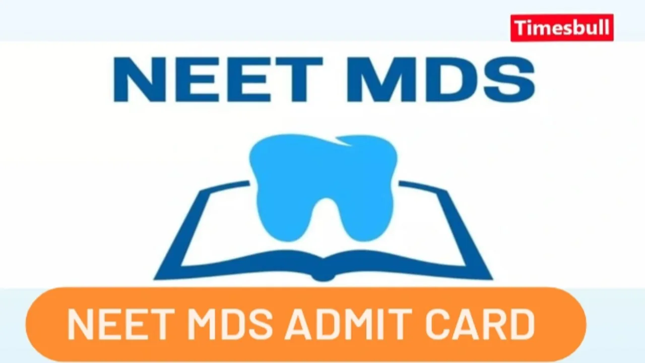 NEET MDS admit card
