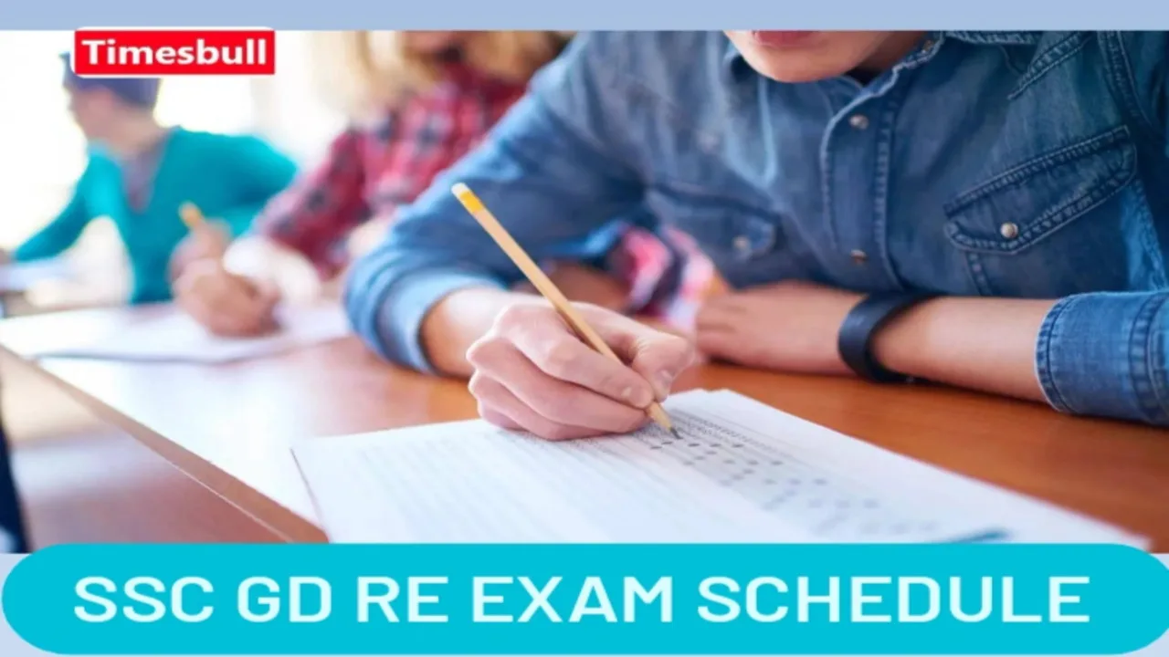 SSC GD Re Exam Schedule