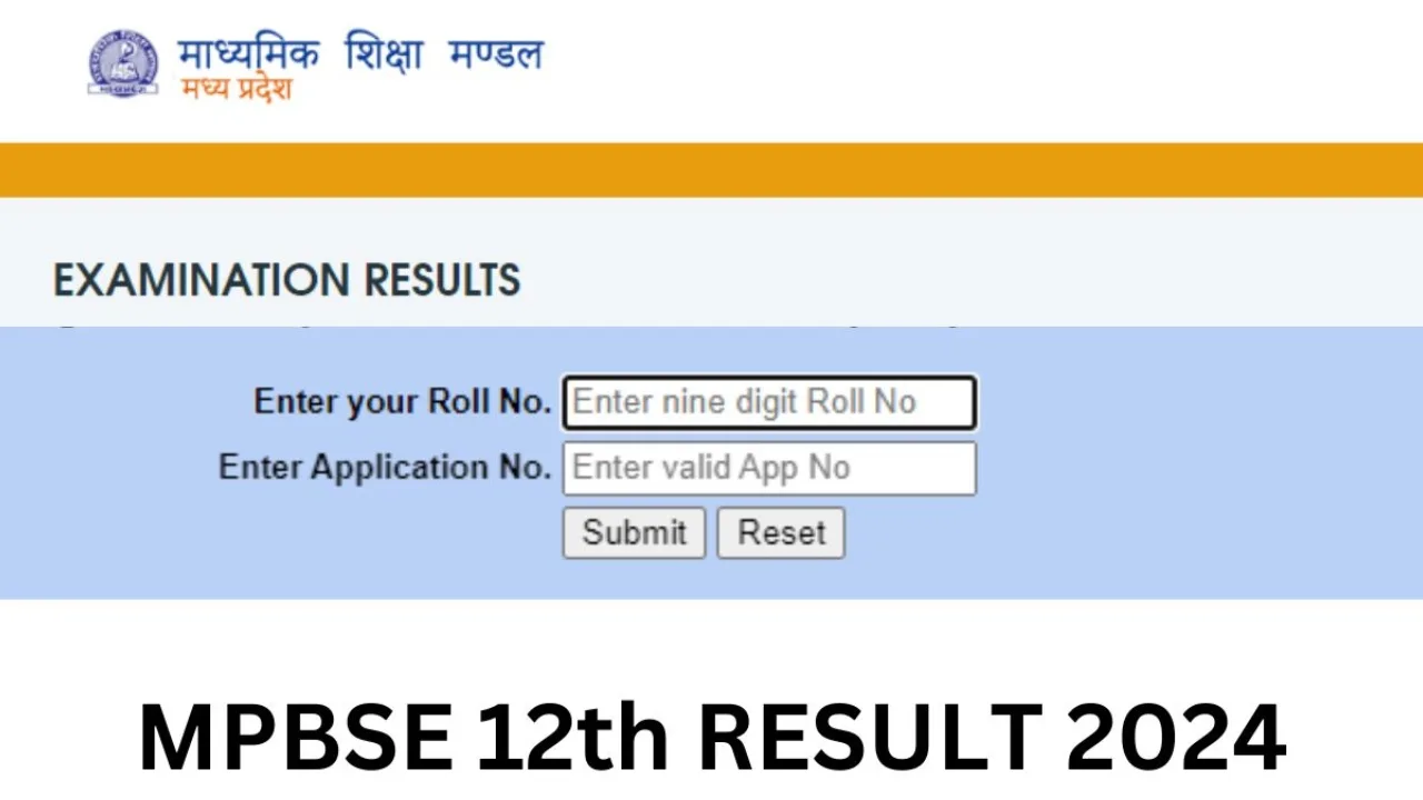 MPBSE 12TH RESULT