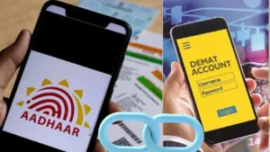 link Aadhaar card with demat account