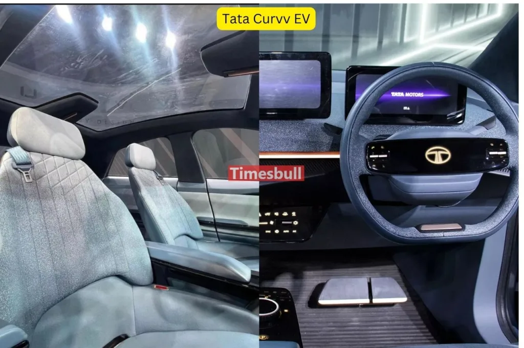 Tata Curvv EV का इंटीरियर डिज़ाइन हुआ लीक, Nexon और Harrier से लिए गए कई एलिमेंट्स