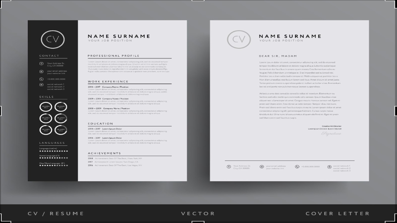 CV & Cover Letter Presentation...