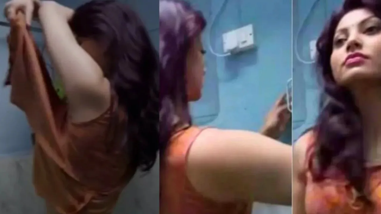 Urvashi Rautela के प्राइवेट बाथरूम...