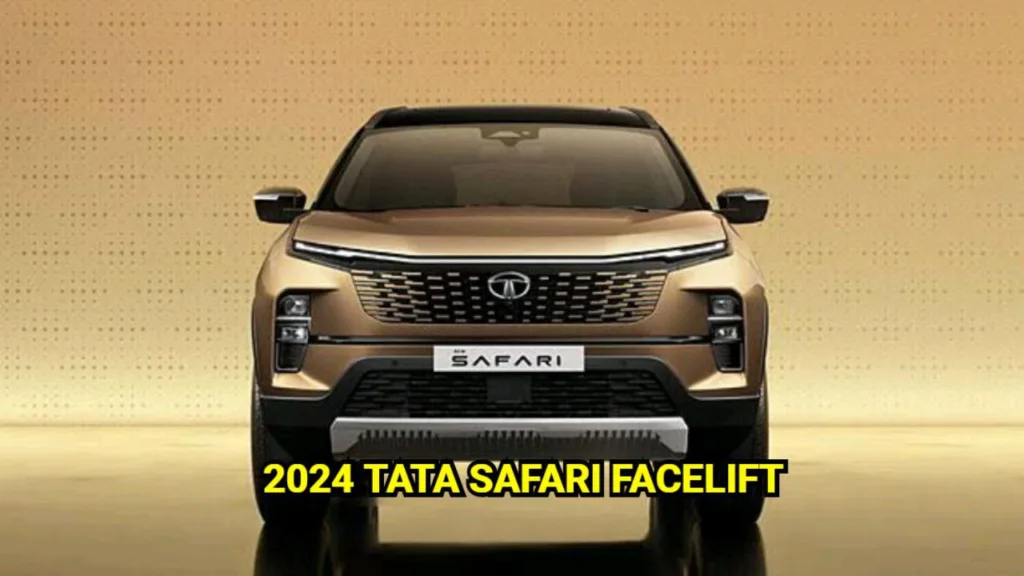 2024 Tata Safari Facelift: Upgraded Interior, Advanced Technology