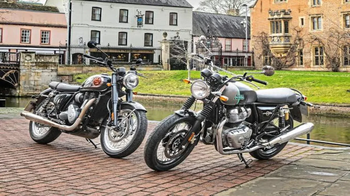 Bsa Gold Star Vs Royal Enfield Interceptor 650 (1)