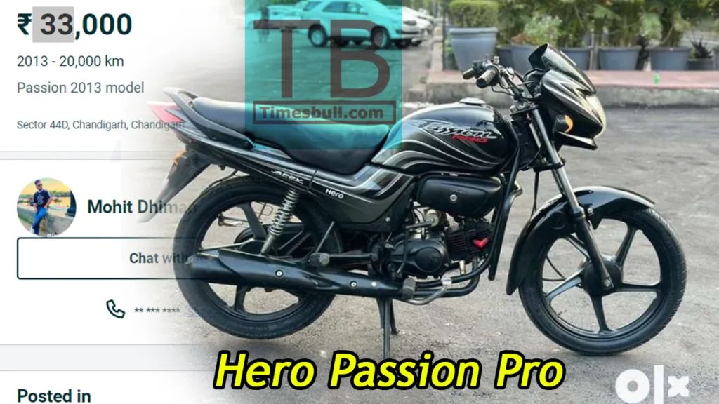 Hero Passion Pro: Affordable Second-Hand Bike for Budget-Conscious Riders