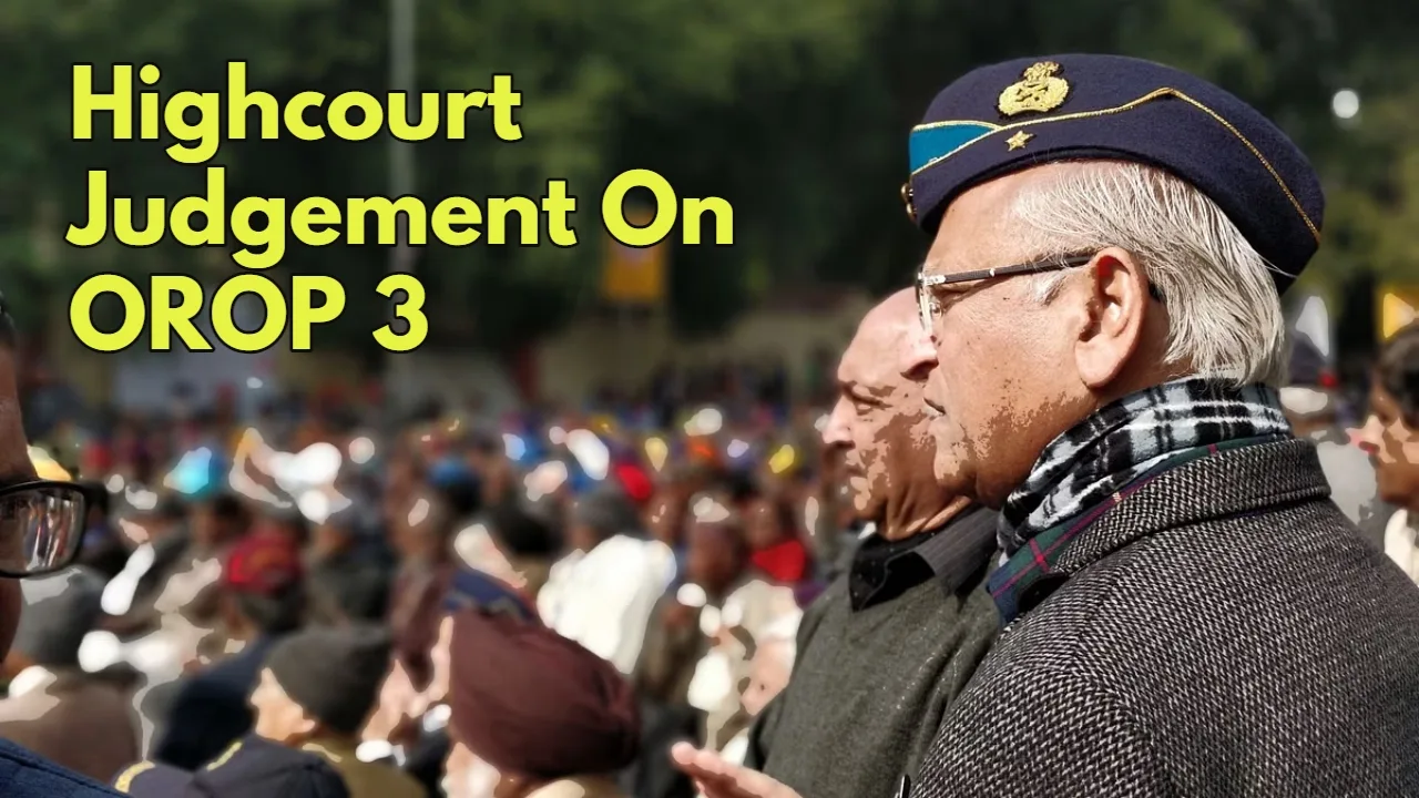Government Announced OROP-3: More