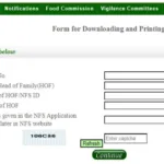 Ration Card Download Process 2024