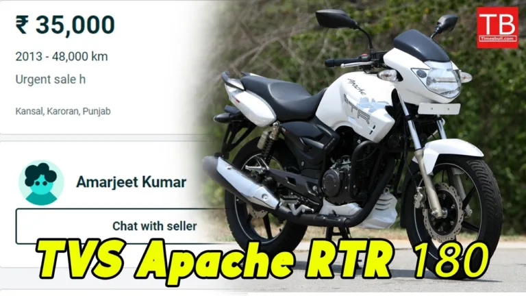 Buy the great mileage bike TVS Apache RTR 180 for just 35 thousand