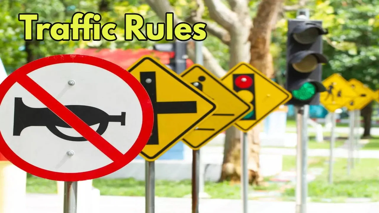 Here traffic rules have changed,...