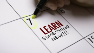 How to learn new skill- You should start by setting clear goals