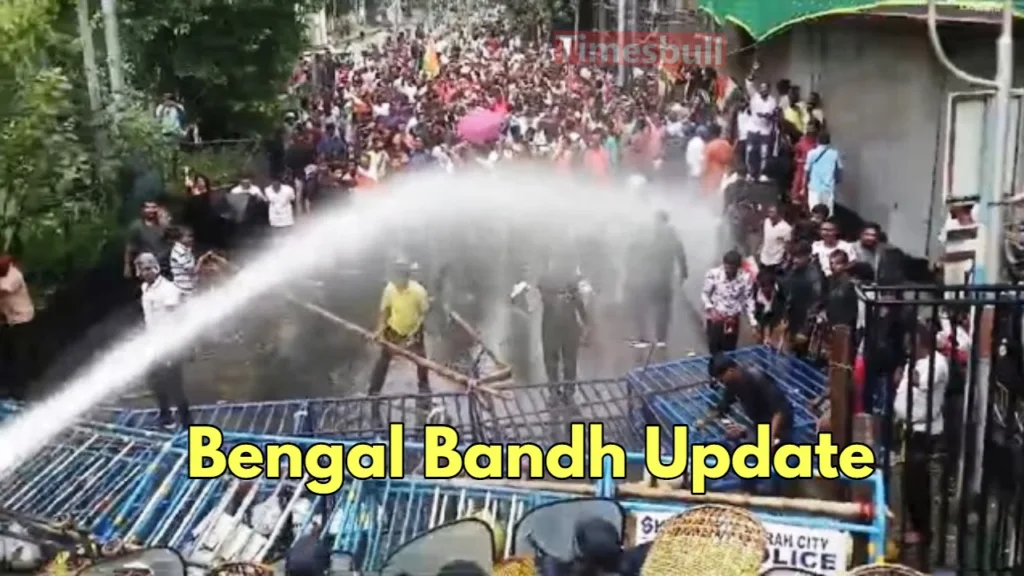 BJP Bangal Bandh: BJP called for a Bengal bandh over the doctor’s rape and murder; clashes with TMC workers at many places