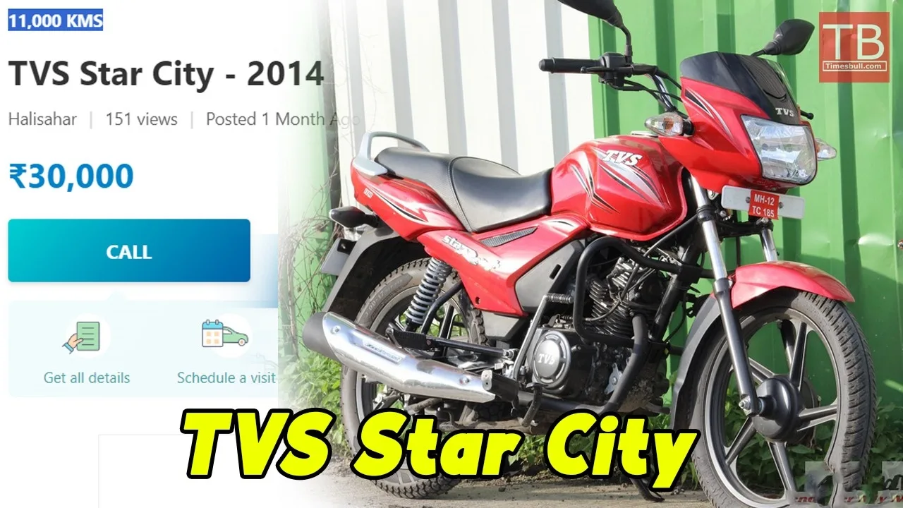 Great offer is available on TVS Star City buy it for just 30 thousand and make it yours Times Bull