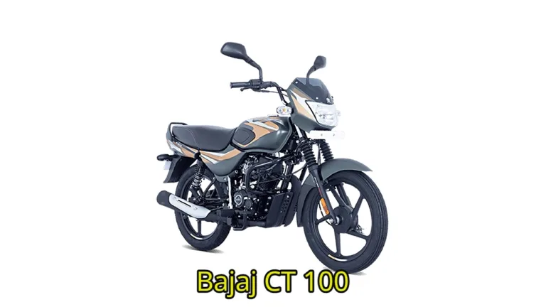 Bajaj CT 100: The Commuter with Impressive Mileage