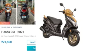 Used Honda Dio 2021 for Sale – Low Mileage, Great Price!