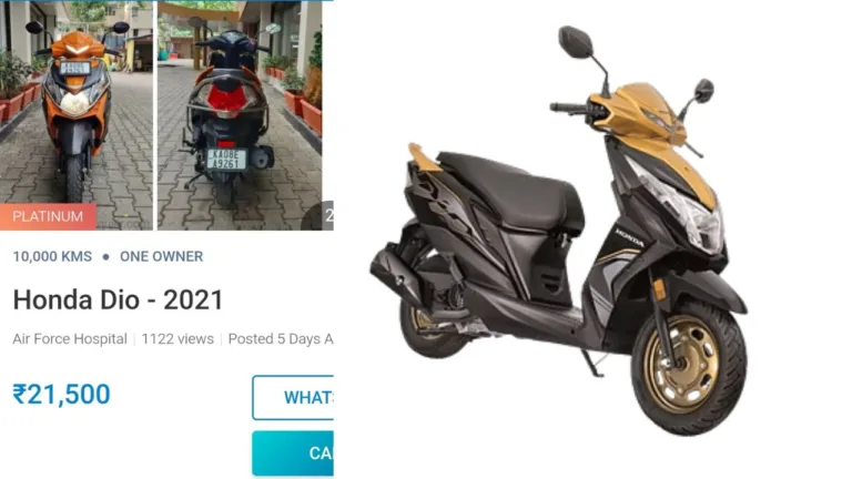 Used Honda Dio 2021 for Sale – Low Mileage, Great Price!