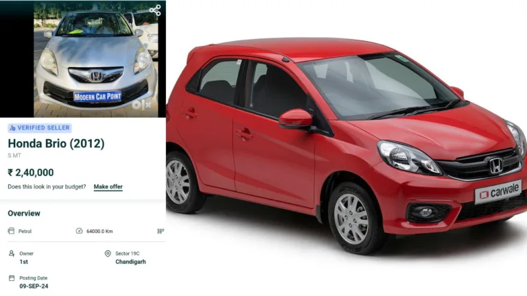 Honda Brio: Buy a Used Car on OLX for Just ₹240,000