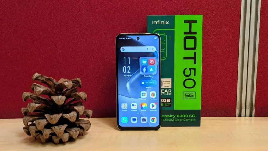 Infinix Hot 50 5G Provides Faster Data Speeds and Better Performance