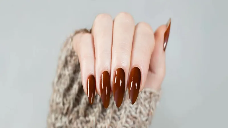 Maple Syrup Nails A Step By Step Guide Inspired By Hailey Bieber