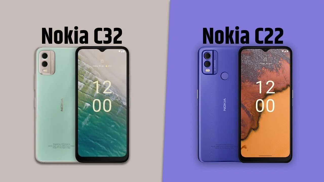 Nokia C32 vs Nokia C22 Smartphones...