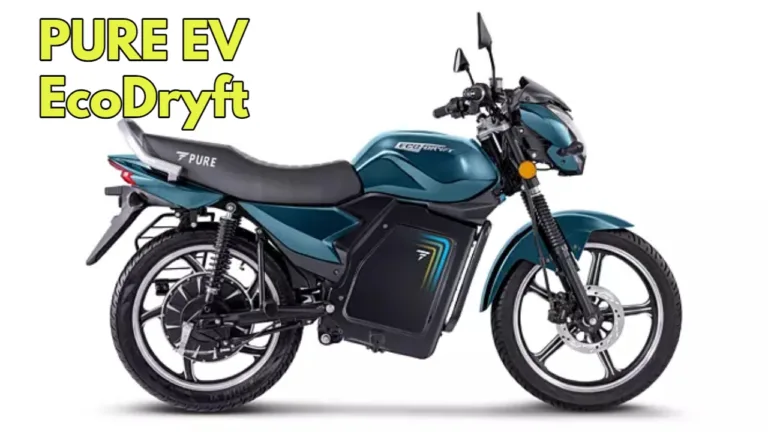 PURE EV EcoDryft Electric Bike Now Available, Price, Features Inside with 171 km Range