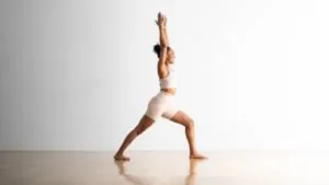 Warrior I (Virabhadrasana I): Increases strength and flexibility, while boosting confidence.