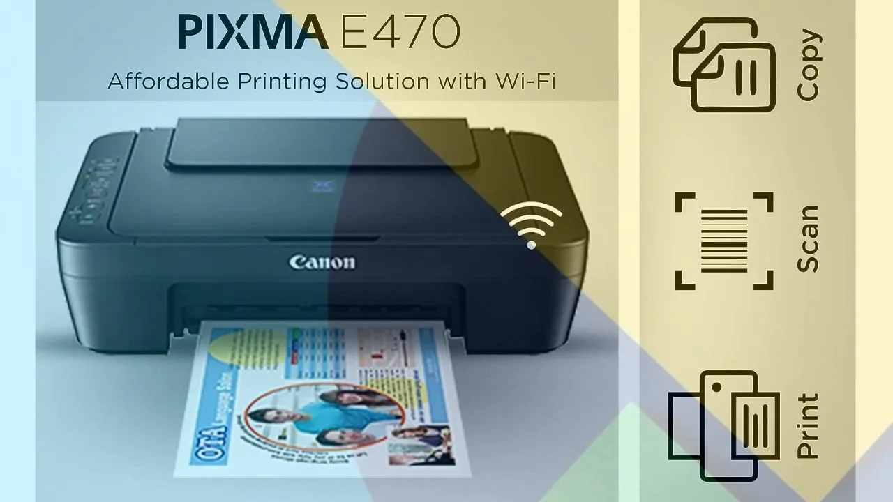 Canon Pixma E470 All-in-One Inkjet...