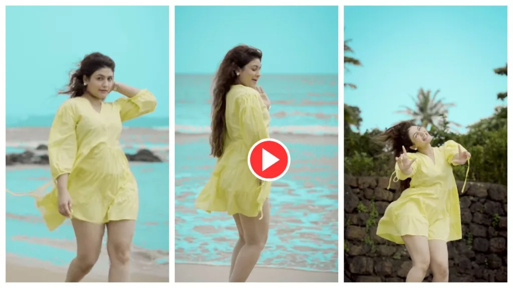 Gori Nagori dance on ‘Goa Wale Beach Par’ song, Desi Shakira stunning beach looks