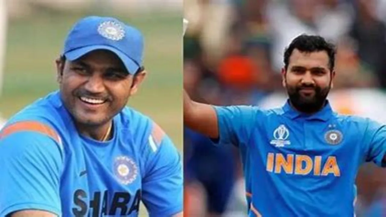 Rohit Sharma eye on Virendra...