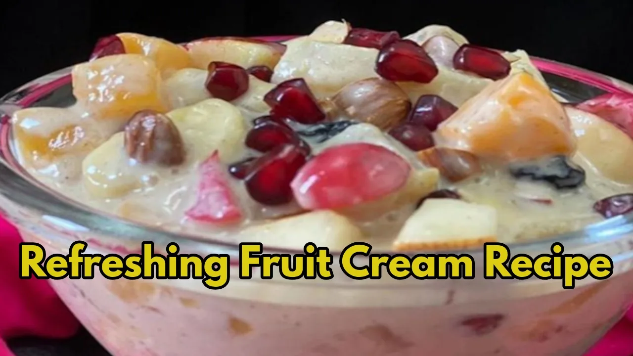Quick and Easy Fruit Cream...