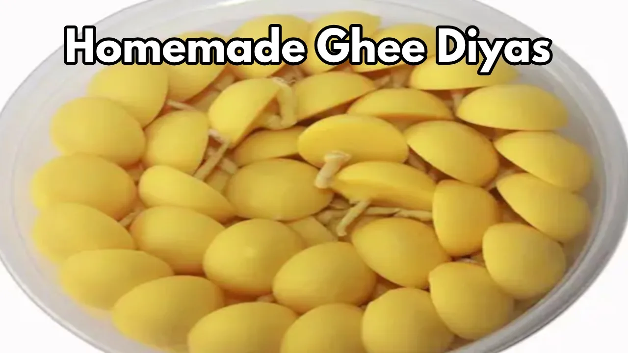 How to Make Ghee Diyas...