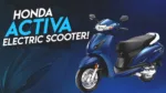 Honda Activa Electric.