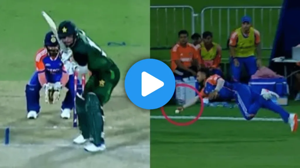 Like a superman! Ramandeep Singh took an unbelievable catch against Pakistan [Video]