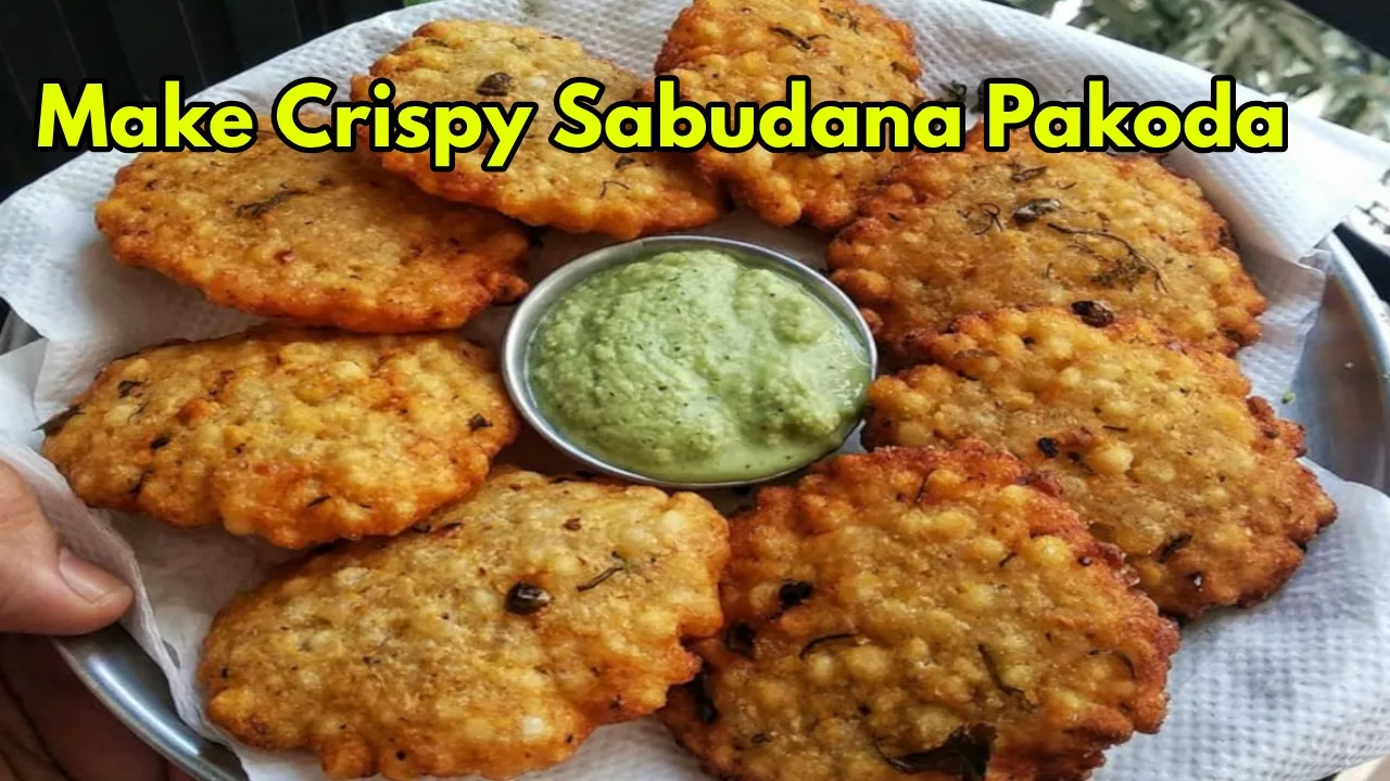 Quick and Tasty Sabudana Pakoda...