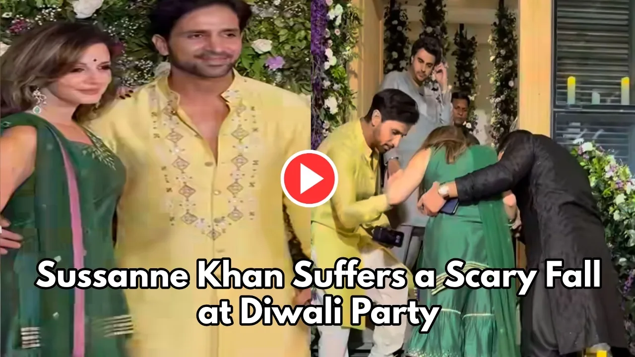 Could Sussanne Khan shocking slip...