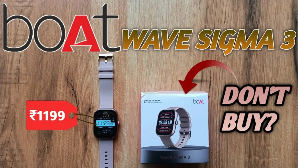 Best Deals on boAt Wave Sigma 3 Smartwatch: Available Now on Flipkart and Amazon