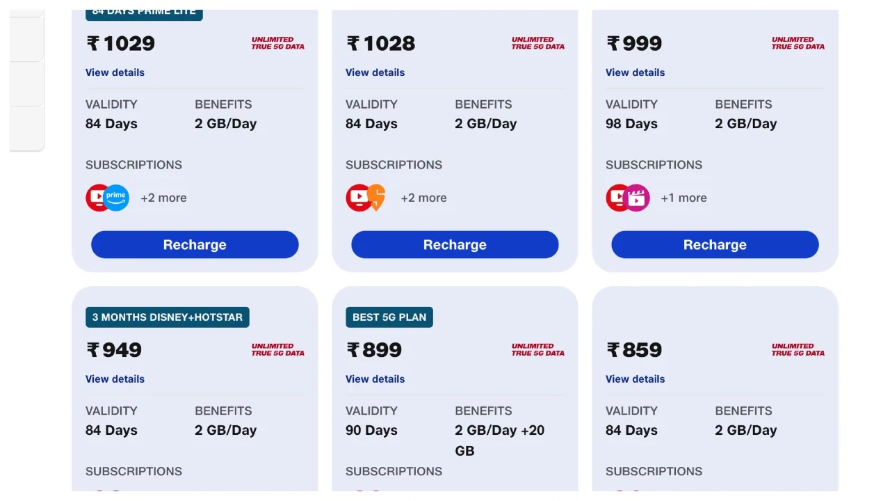 Jio Plan