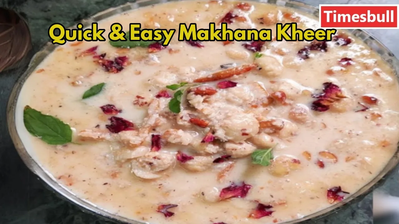 Make this creamy Makhana Kheer...